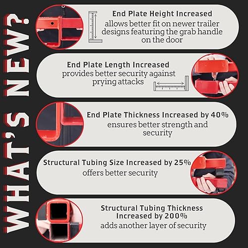 Miniatura 9 de Cerradura de puerta de carga para equipos, combinación, cerradura de puerta de carga de acero, accesorios y almacenamiento para camiones, cerradura