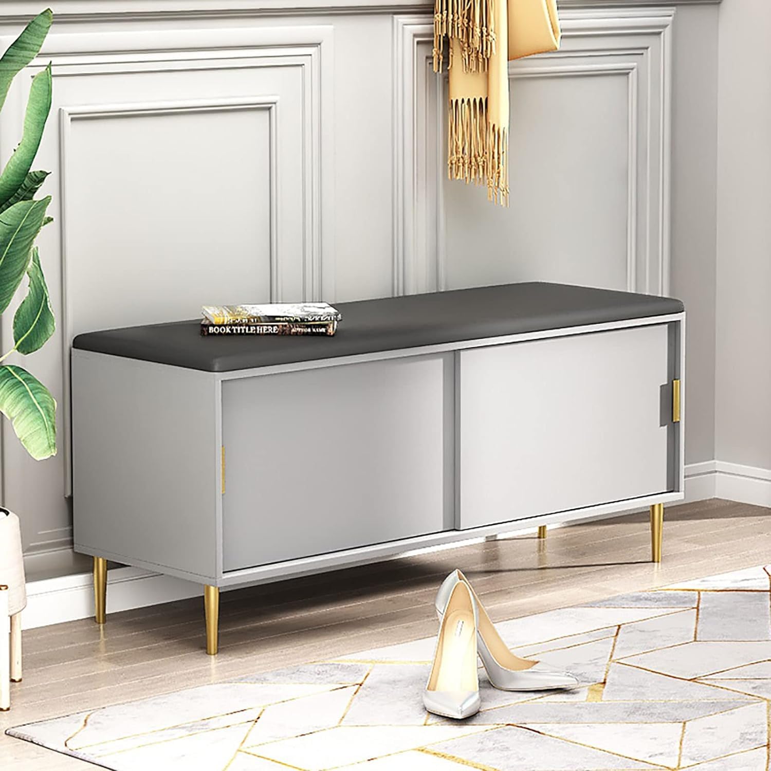 Amazon.com: KaBuea Shoe Storage Bench, Entryway Shoe Bench