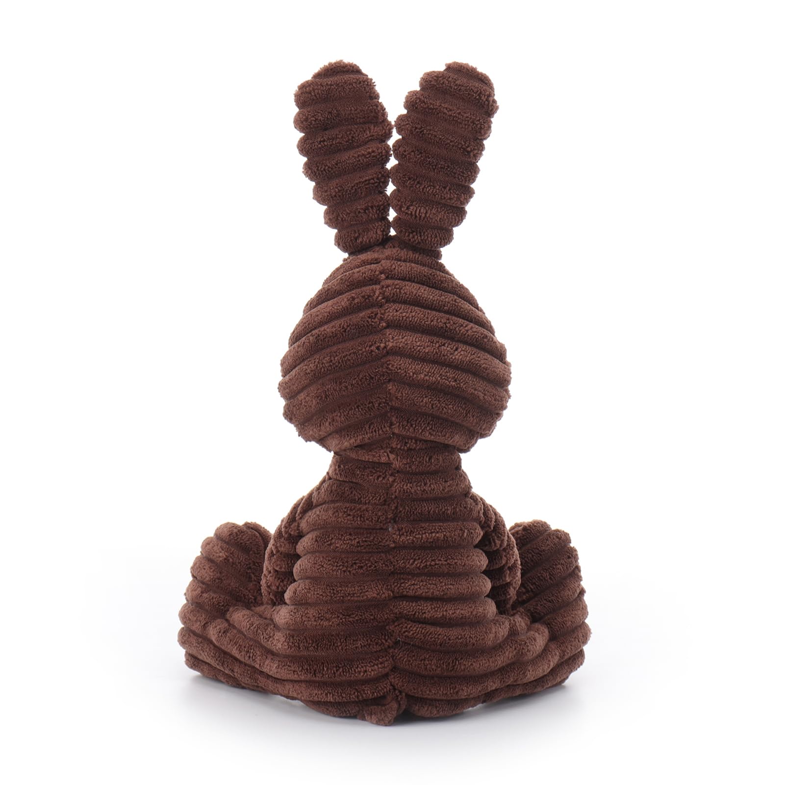 Apricot Lamb Brown Corduroy Bunny Plushies Stuffed Animals for Baby Girl and Boy Soft Cute Plush Toys for Kids Rabbit 9 Inches - Image 4