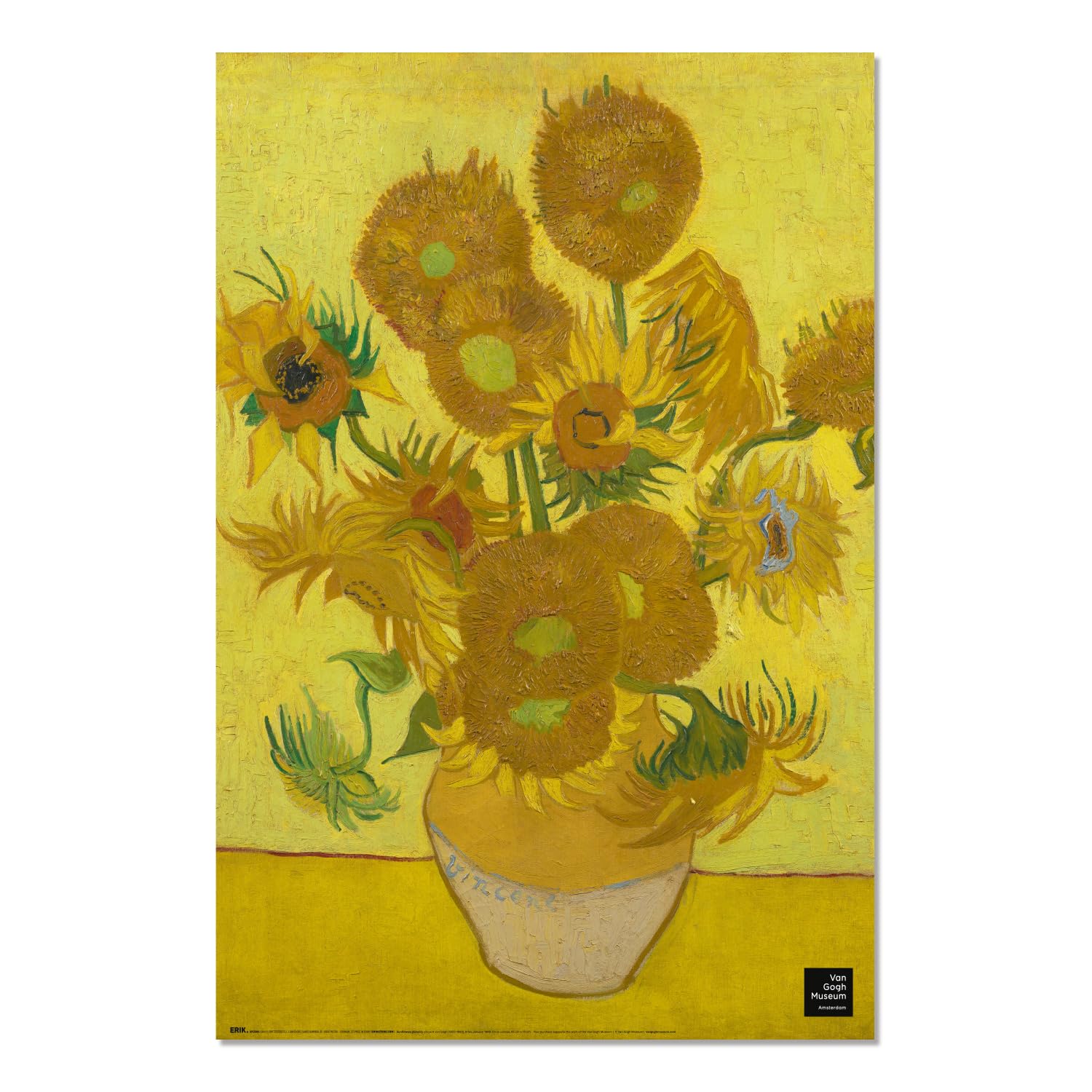 Erik Vincent Van Gogh Offset Poster, The Sunflowers (61x91.5cm)