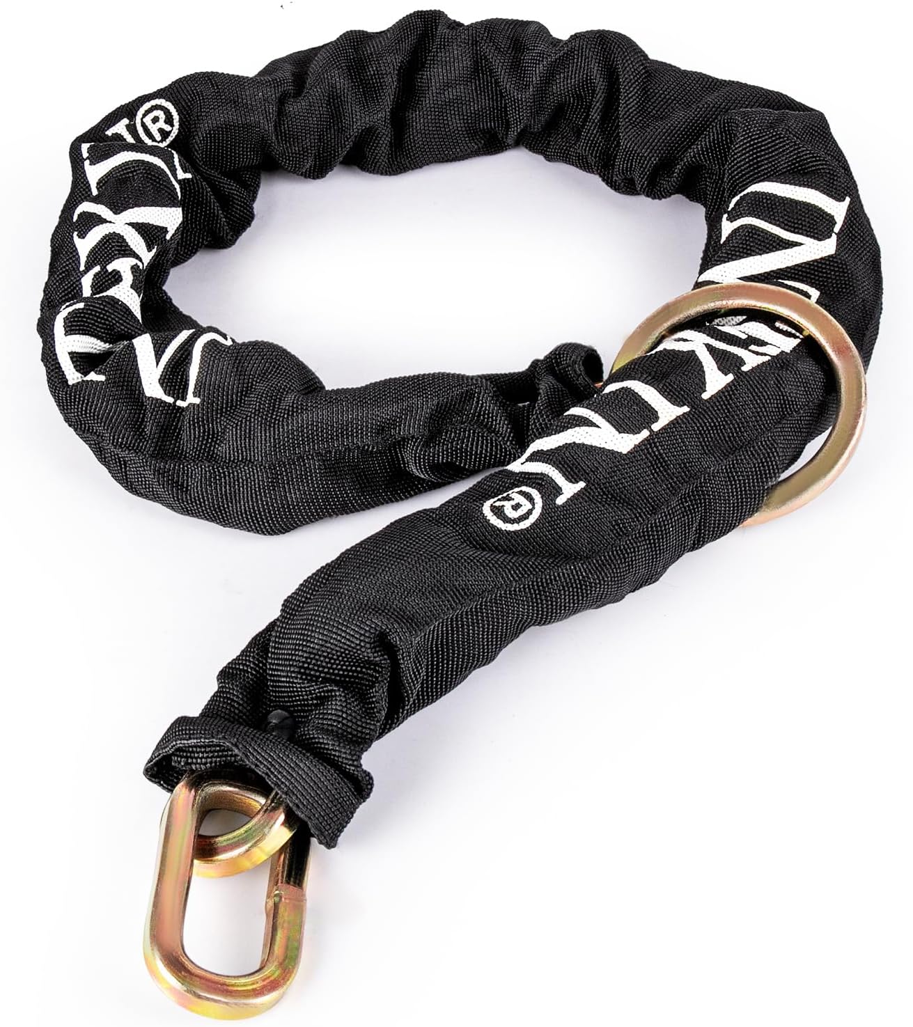 Security Chain 3.3 ft x 5/16" Thick Bike Lock Chain - High Security Hardened Steel Cut Proof Chain for Bikes, Containers, Motorcycles, Trailers, ATV's (Chain Only)