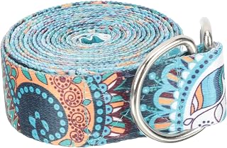 INOOMP elastic exercise bands yoga stretch strap elastic workout bands workout resistance band yoga strap leg stretcher strap polyester daily use yoga band yoga expandable strap Scalable