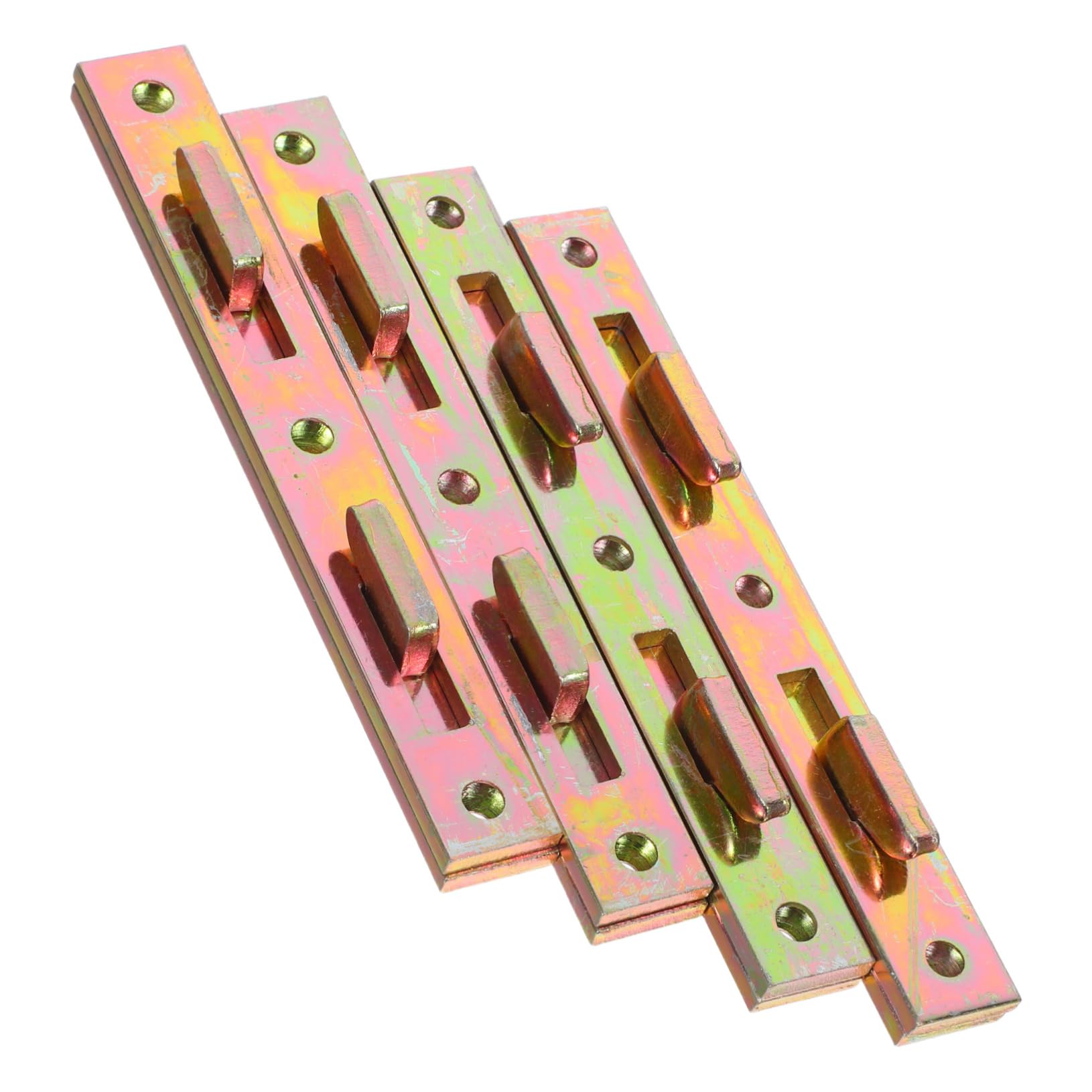 STOBAZA 4pcs Heavy Duty Bed Frame Brackets Secure Bed Rail Fasteners for Compatibility and Easy Installation Safety Oriented Design for Use