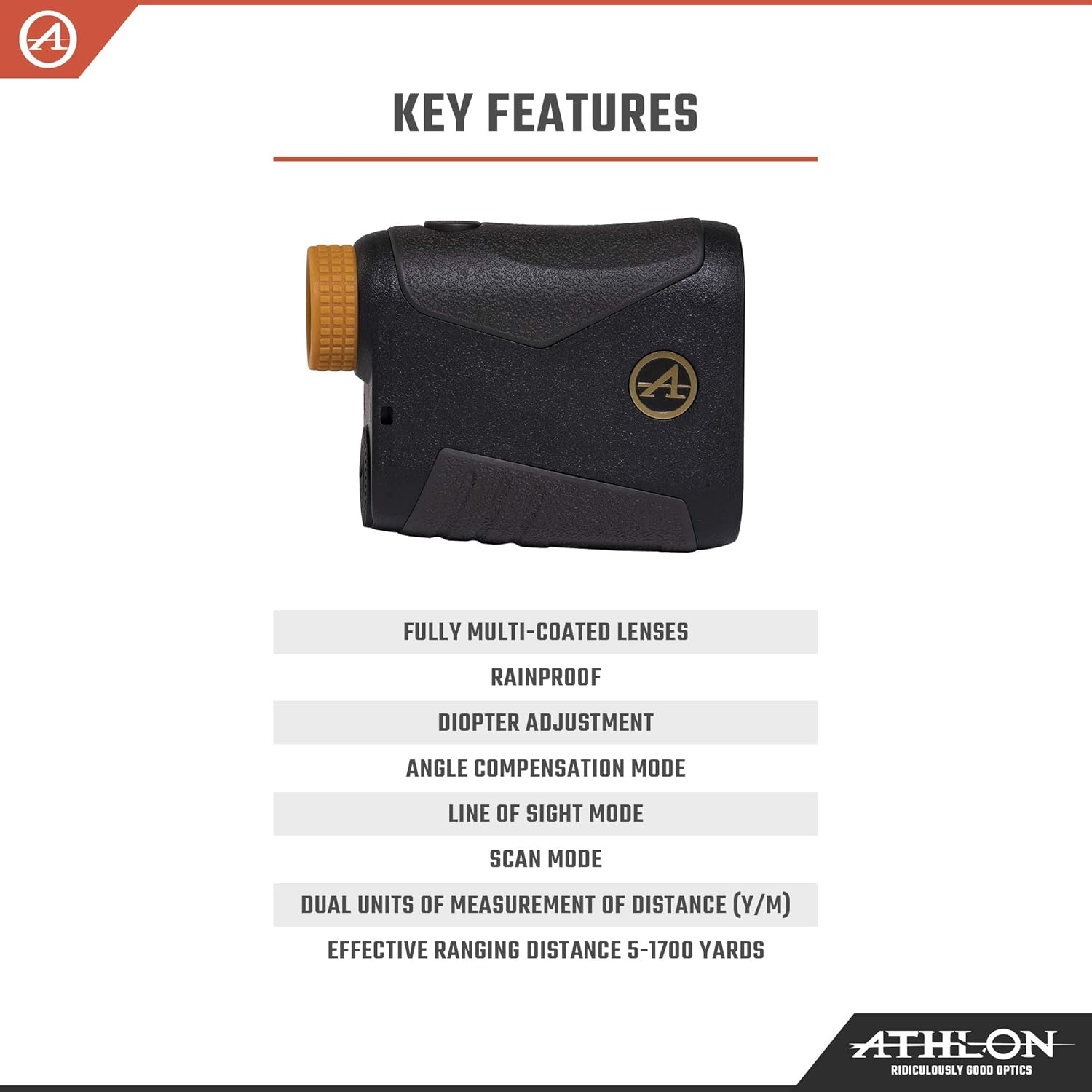 Athlon Optics Midas 1 Mile Laser Rangefinder