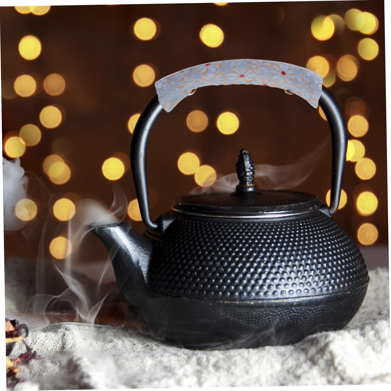 Amazon｜2個 鉄瓶やけど防止布 ホットハンドルホルダー 鍋ハンドル