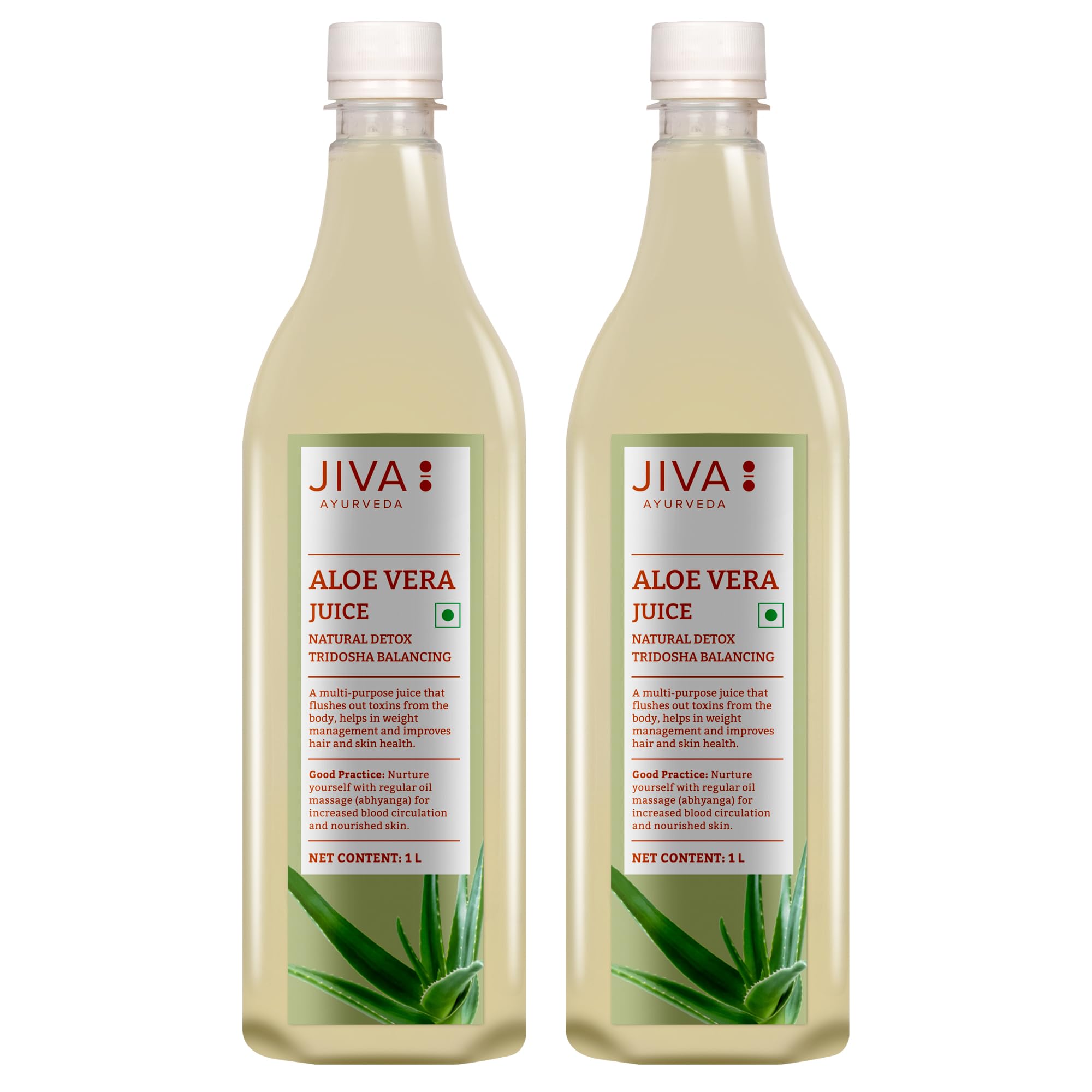 Jiva Aloe Vera Juice - 1000ml (Pack of 2) | For Adults Boosts Immunity and Digestion | Natural Juice for Skin Care | No Added Sugar | Ayurvedic Health Juice (B0BLN2T1D9) Amazon Price History, Amazon Price Tracker