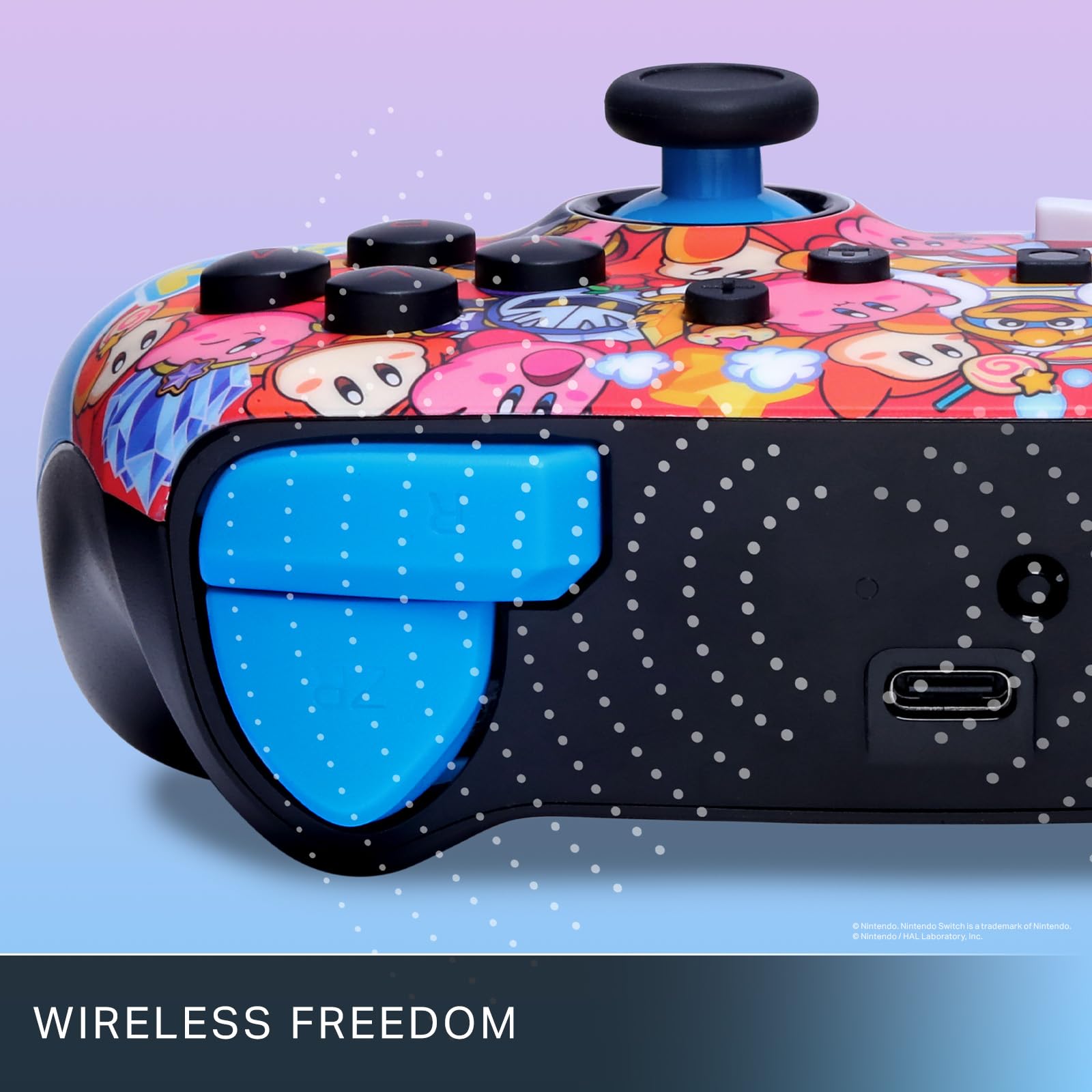 PowerA Controller Senza Fili avanzato per Nintendo Switch - Mondo di Kirby