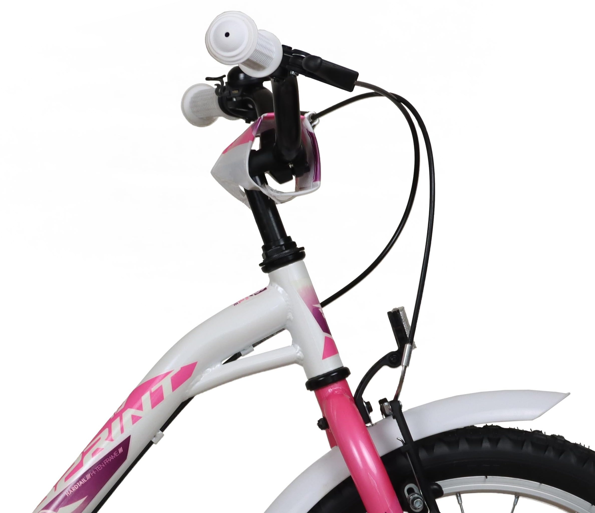 Bicicleta 18 Pulgadas niña | Bicicleta niña 6-8 años + Frenos V-Break + Estabilizadores + Cuadro Acero | Segura y Resistente