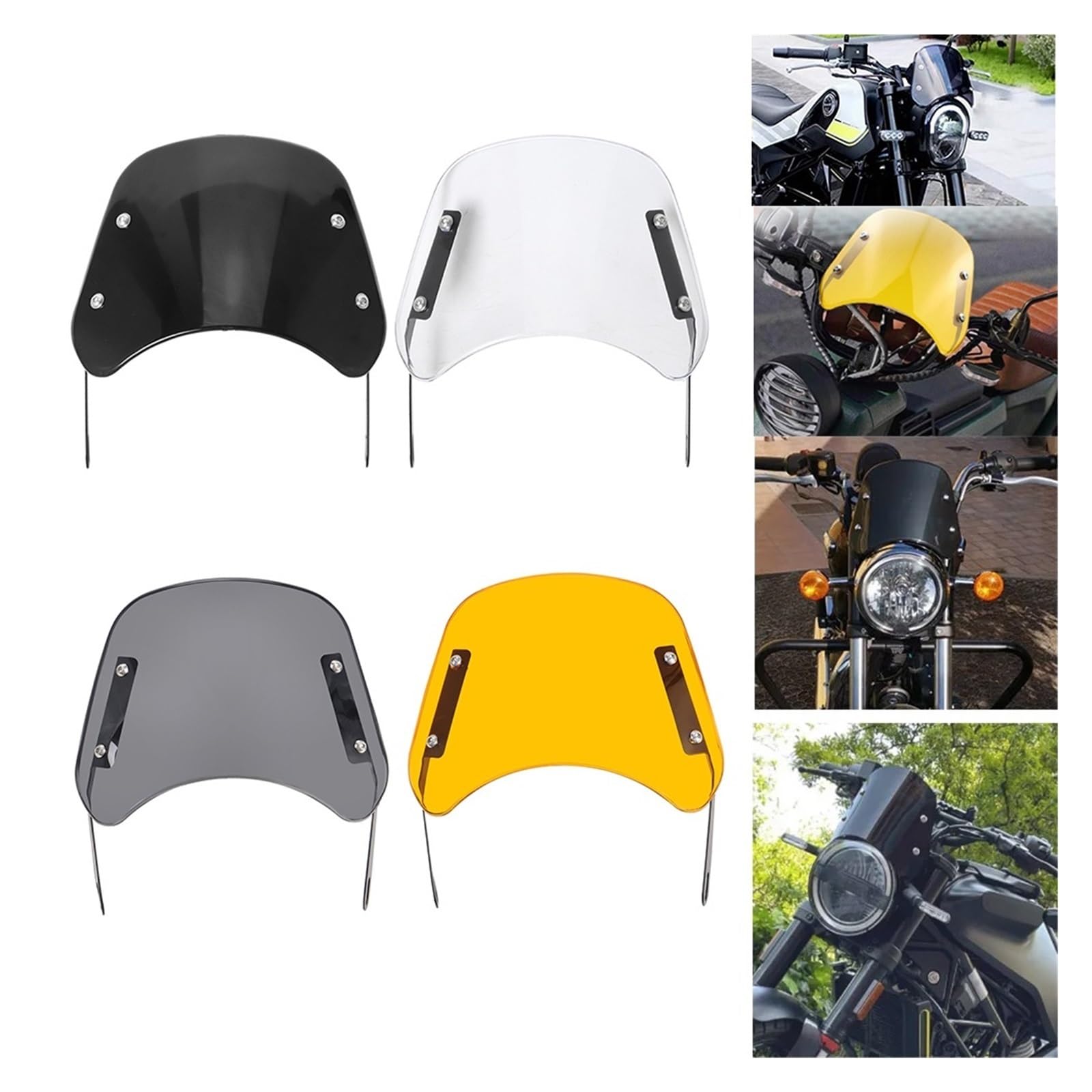 Deflettore Del Vento Universale Per Parabrezza Per Moto Per Har&ley Per Hon&da Per Yam&aha Per Kawasaki Per Suzuki Deflettori