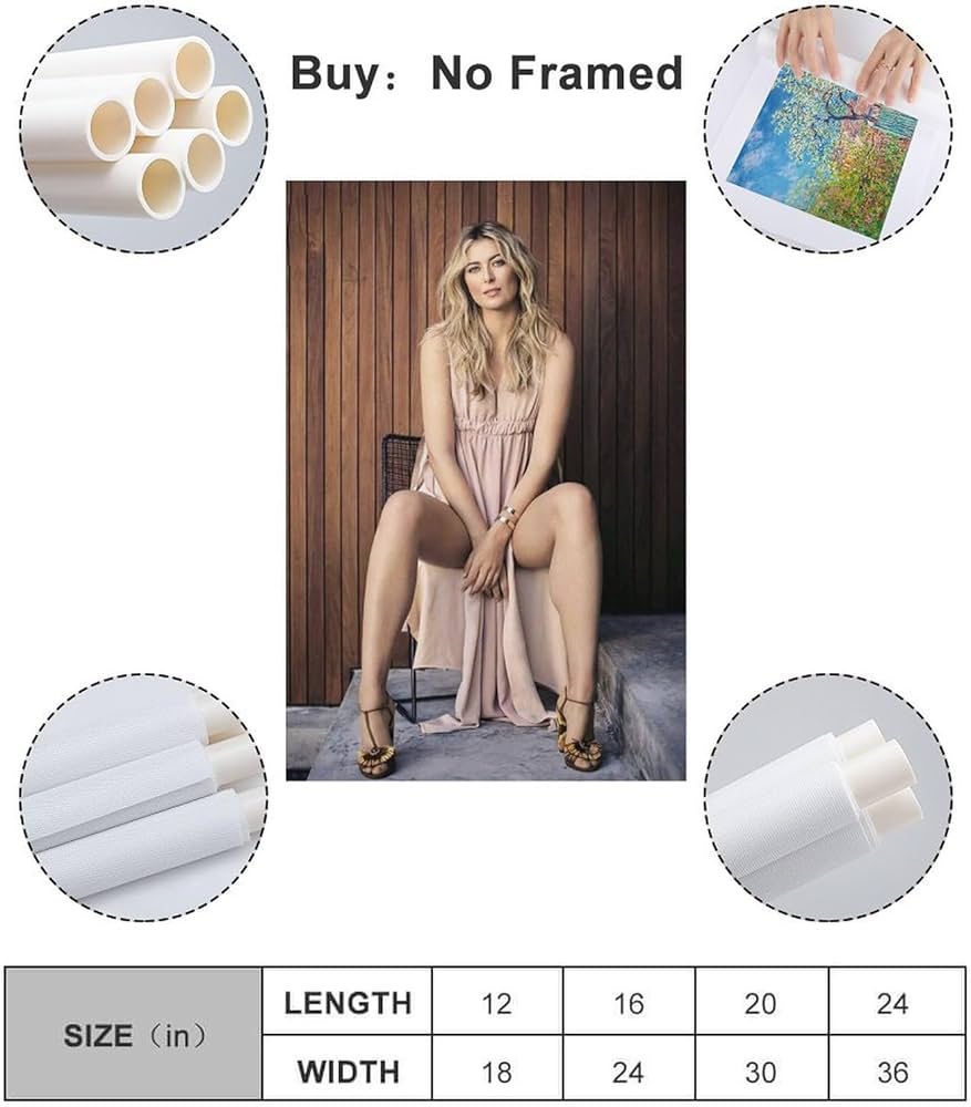 シャラポワ leg Amazon.co.jp: Tennis Player Maria Sharapova Canvas Art Poster Swimsuit Photo Poster Abstract Poster Living Room Decor Poster Room Decor Wall Decor Poster Hallway Decor Unframed Style 24x36 Inches (60x90cm) : Home &