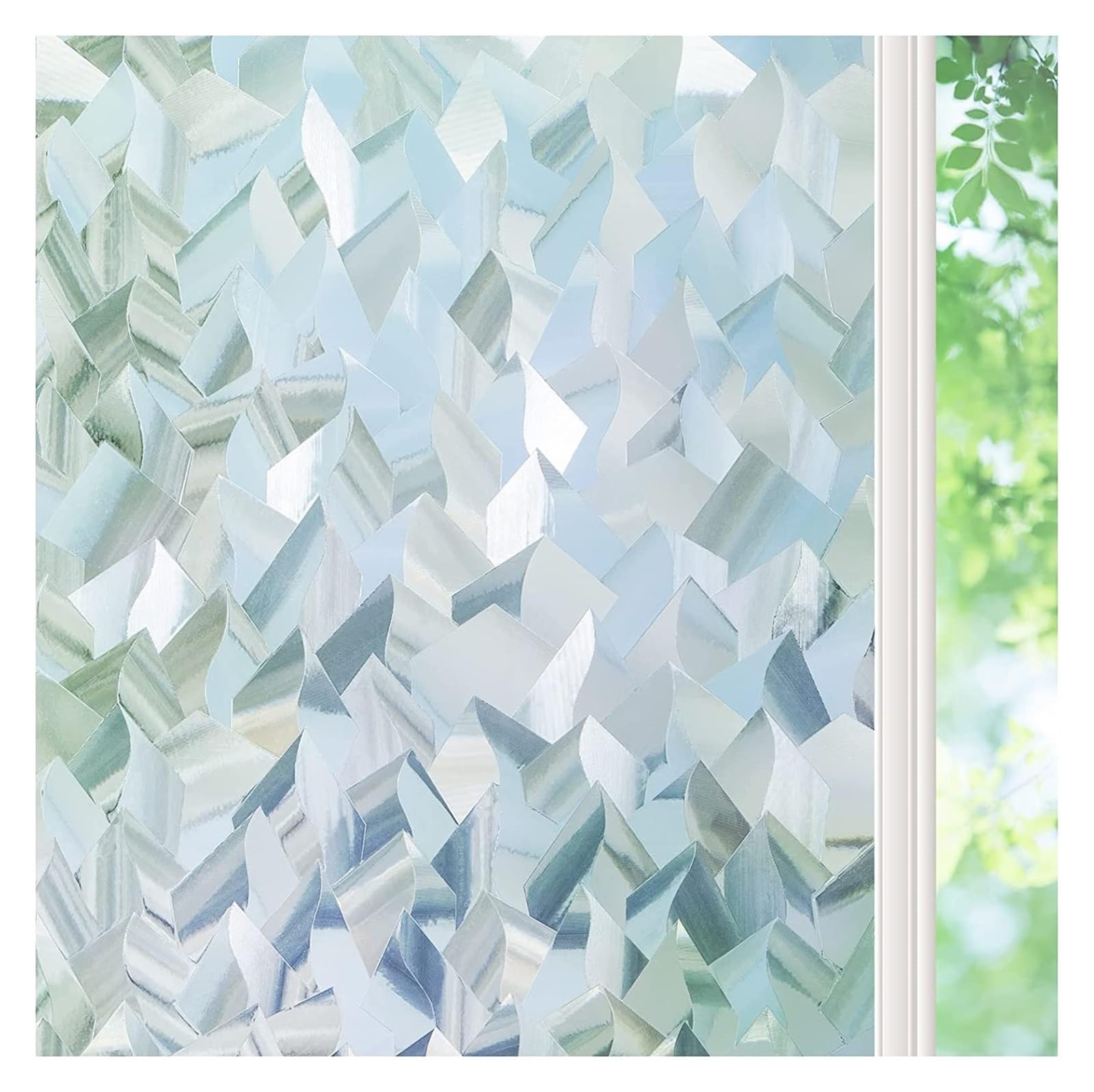 Gc3sj7wn6b Gris Privacy Film Window Privacy Film, Static Clings, Vinyl Tinting Decorative For Home, Uv Protection Stickers Window Film(,30X300cm)