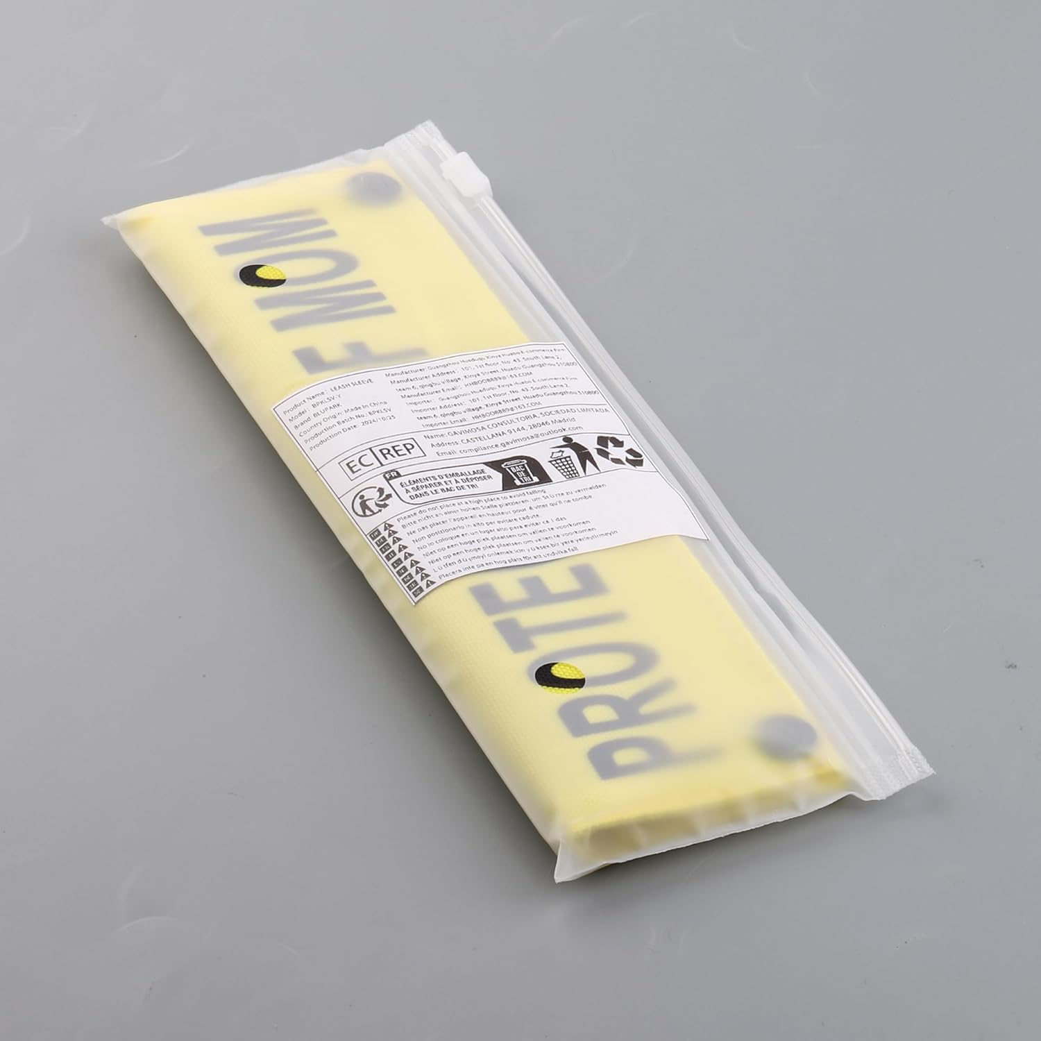 Funny Dog Leash Sleeve Nervous Rescue Please Approach Slowly Dog Leash Wrap Wrap Alert Hanging Id Patch Tag (Approach Slowly-YE Sleeve) 10 71zaFbFcSWL. AC SL1500