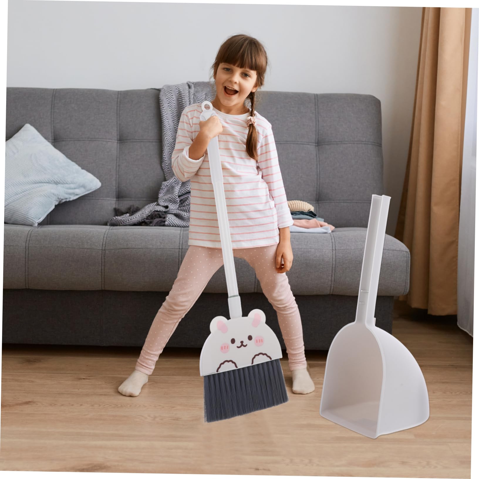 Set Paletta E Spazzola Mini Per Pulizia - Scopino Da Scrivania Grigio