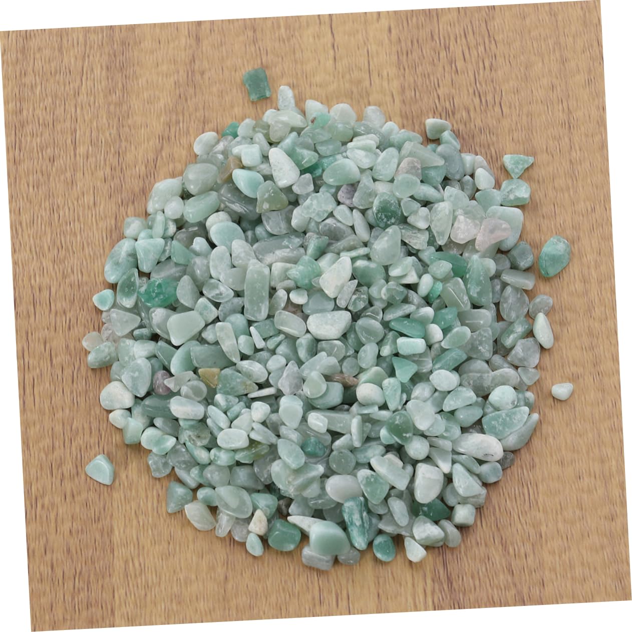 COLLBATH Fish Tank Gravel 100g Natural Aventurine Gravel Polished Stones for Aquarium Decorations