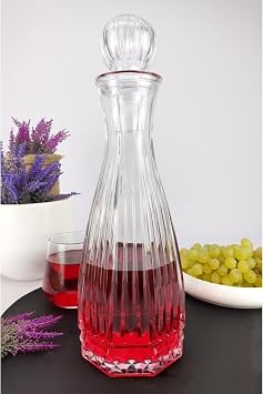 Digithome Linea Cam Kapakl  Su ve Me rubat S rahisi Karaf  i e 750 Ml - LN.KIR.011.00.000