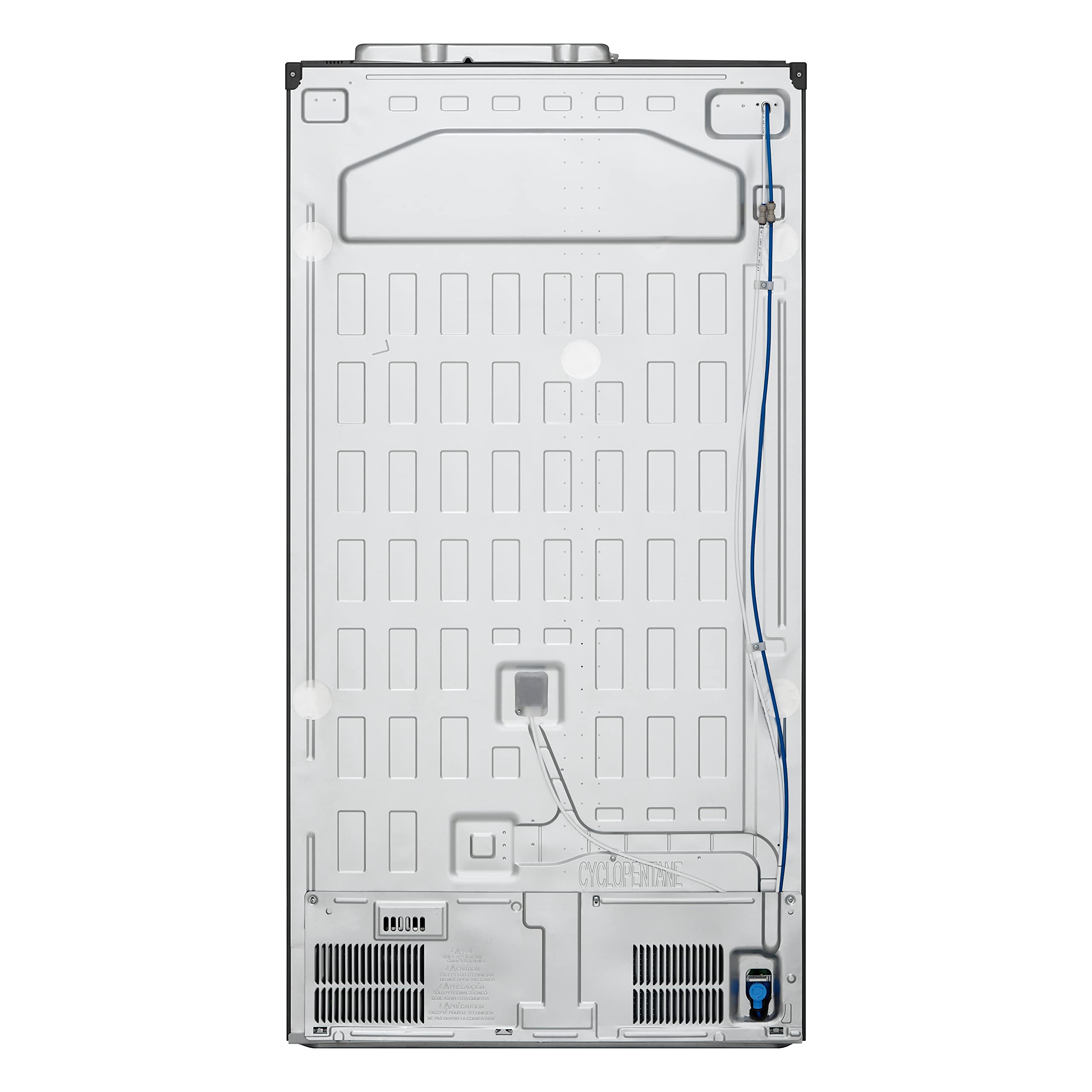 LG GSXV91PZAE - Frigorífico Americano Side by Side InstaView Total No Frost con congelador, 635 L, dispensador de agua y hielo UV Nano, refrigerador lineal, refrigerador inteligente con Wi-Fi y