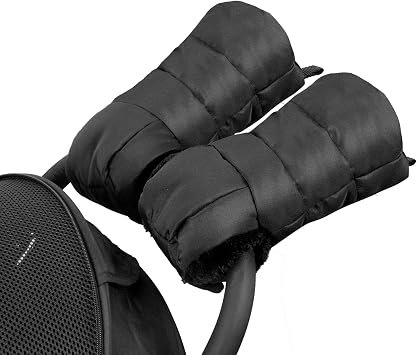 Aurya Stroller Gloves, Universal Stroller Warmmuffs, Winter Anti-Freeze Warm Mittens for Pram, Stroller, Pushchair Handbar