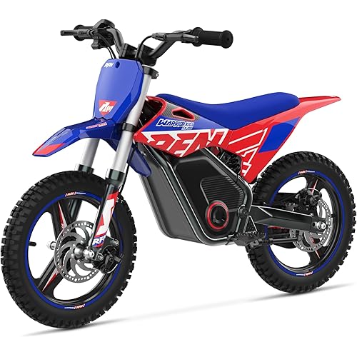 RFN SX-E350 36V Electric-Dirt-Bike, MAX 500W Electric Motorcycle 18.6 mph Max Speed & 11.2 Mile Range, 3-Speed Electric Bike for Kids Ages 4-8