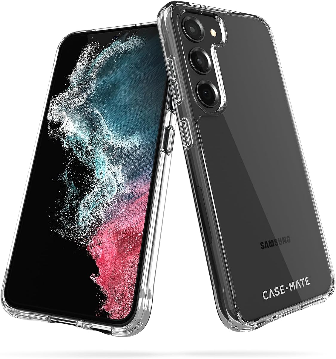 Case-Mate Samsung Galaxy S23 Plus Case [6.6"] [15ft Drop Protection] [Wireless Charging] Tough Plus Clear Phone Case for Samsung Galaxy S23 Plus - Anti-Yellowing, Anti-Scratch Tech, Shockproof, Slim
