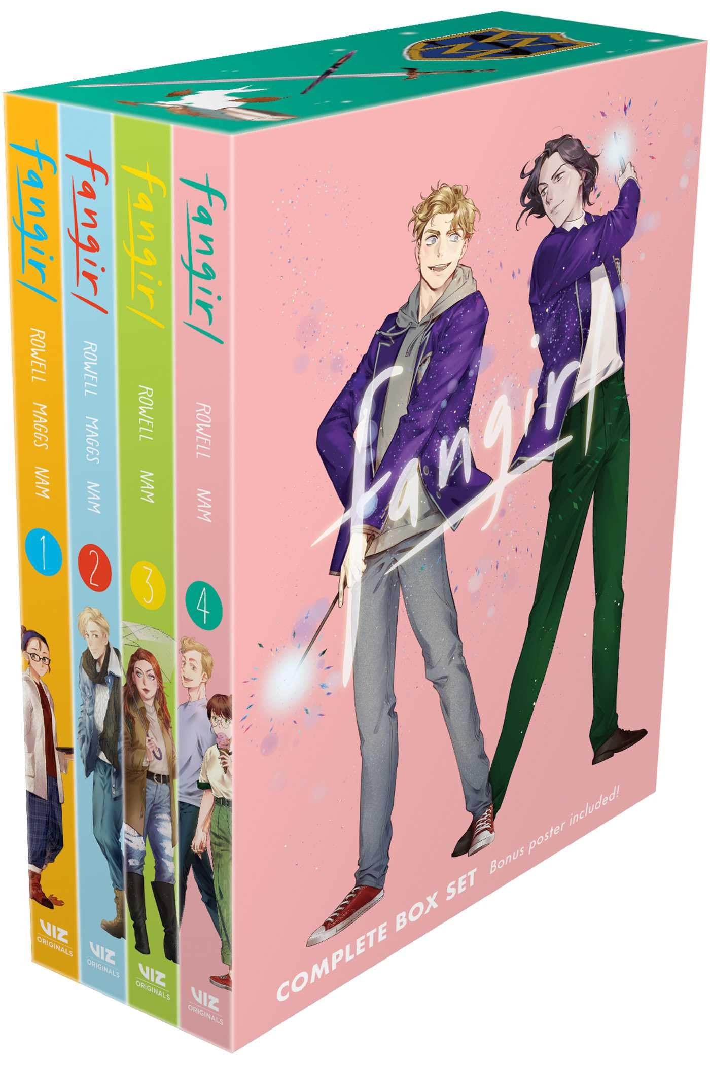 Fangirl: The Manga Complete Box Set : Includes volumes 1-4, with poster