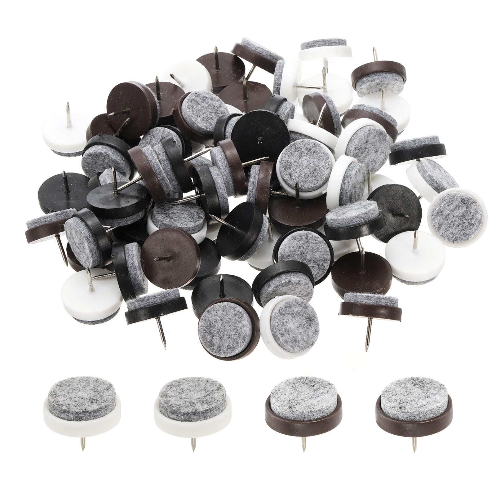 PATIKIL 28 mm Nail-on Felt Pads