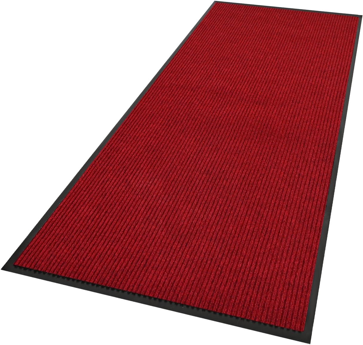 Front Door Mat,71"x 47" Indoor Outdoor Entrance Rug Floor Mats,Waterproof Non-Slip Rubber Backing Doormat for Entry/Patio/Porch-(Red)