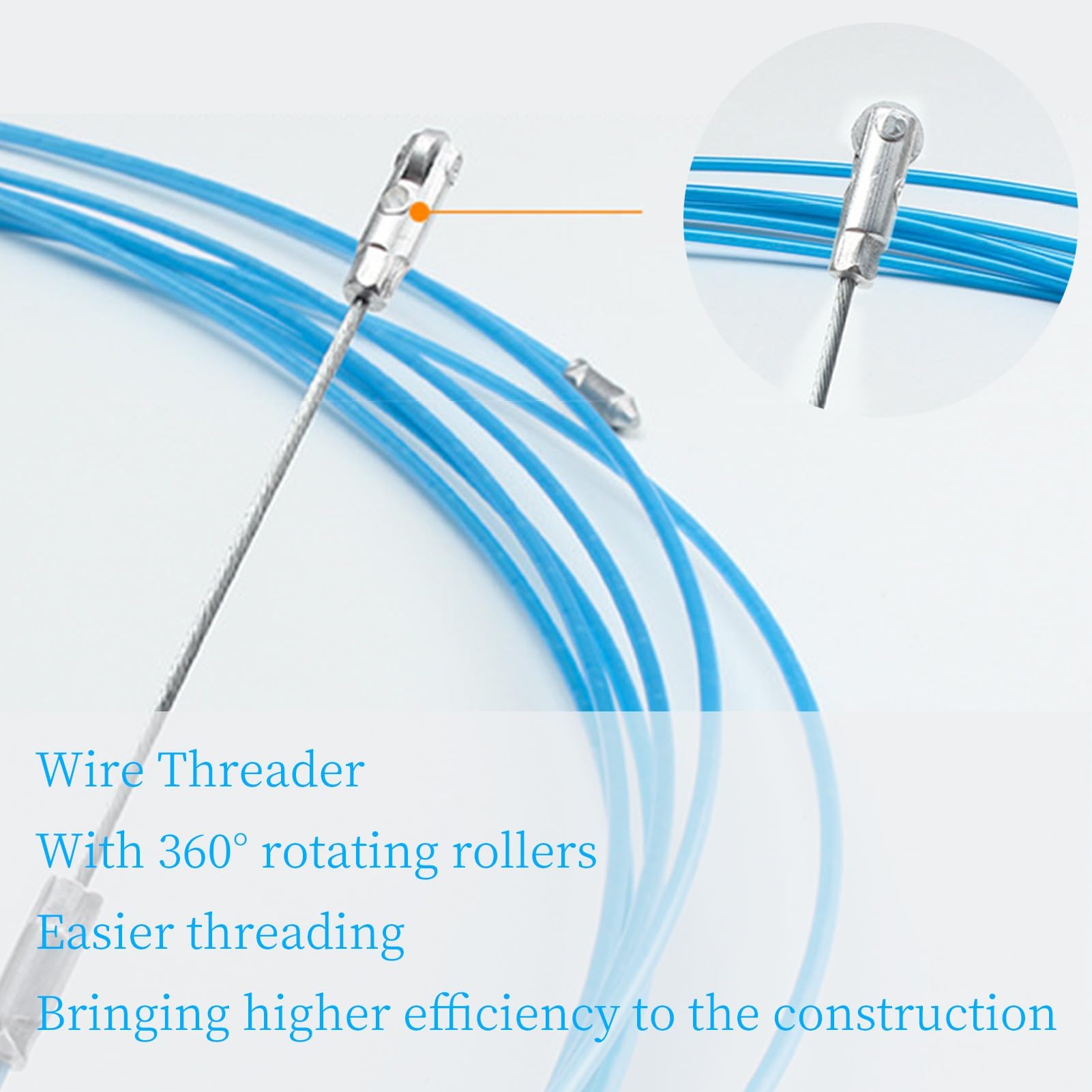 4mm Fish Tape Elektrische Kabel Threader Kabel Puller Tool Trekken Staven Door Muur Buis Draad Glasvezel Vis Tape (10M