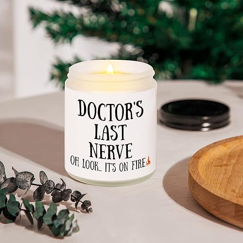 Miniatura 3 de Niyewsor Regalos de médico para hombres y mujeres, divertida vela de médico, regalo de cumpleañosagradecimientoNavidad para médicos, médicos,