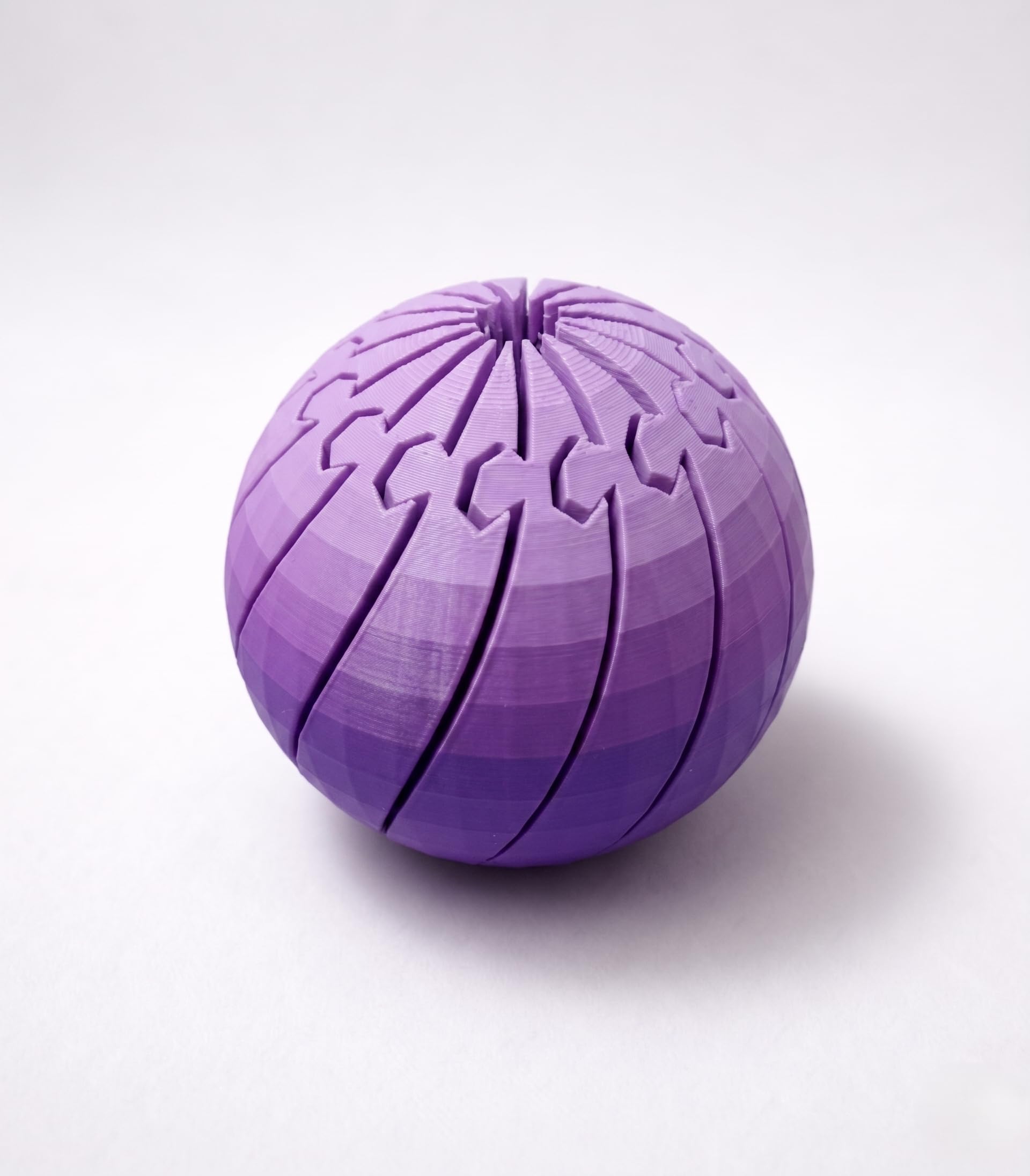 Twisty Fidget Ball for Stress Relief, Sensory Toy, Orange 2