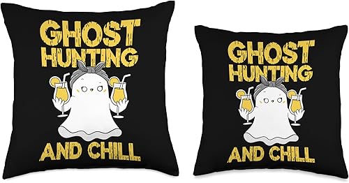 Miniatura 3 de Supernatural Event Or Ghost Hunting Lover Ghost Hunting and Chill Activity Paranormal Throw Pillow, 18x18, Multicolor