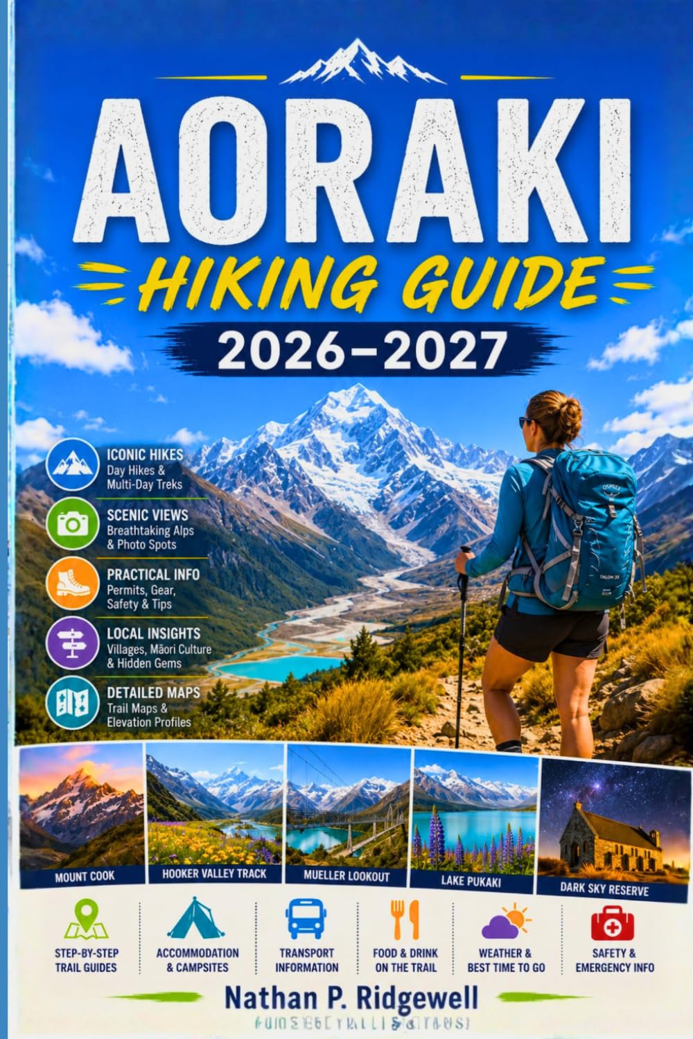 Aoraki Hiking Guide 2026–2027: Trails, Alpine Routes, Scenic Walks, Maps, Safety Tips, Wildlife, Adventure Planning