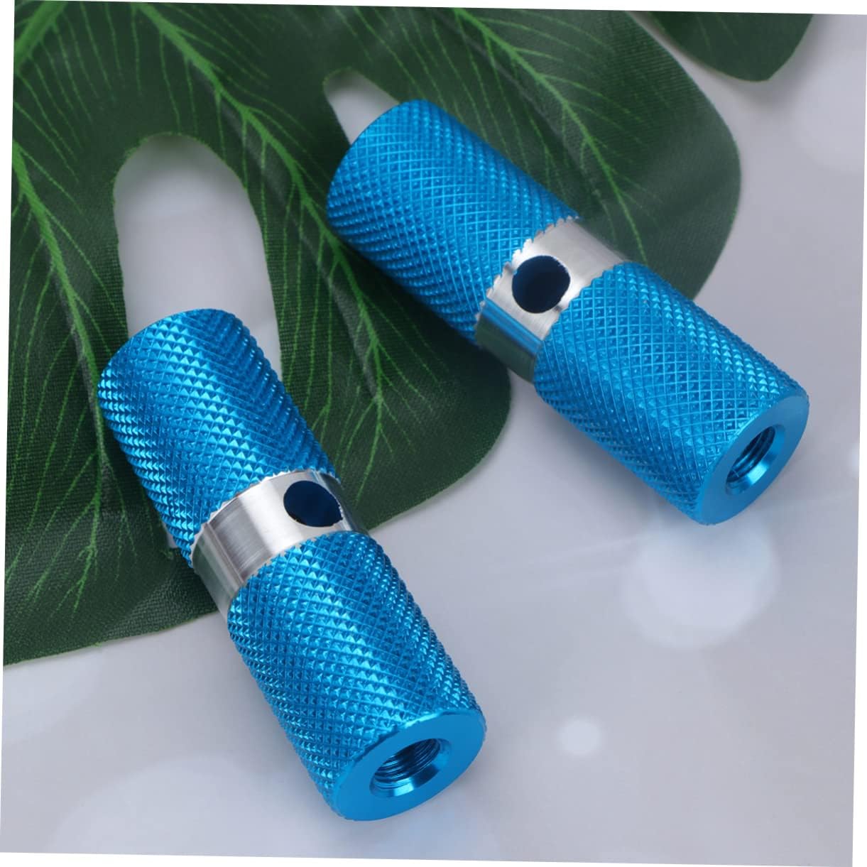 KOMBIUDA 1 Pair Front Rear Axle Foot Peg Bike Bike MTB Pegs Volleyball Ribbons LED Letters Bike Pedals Rear Foot