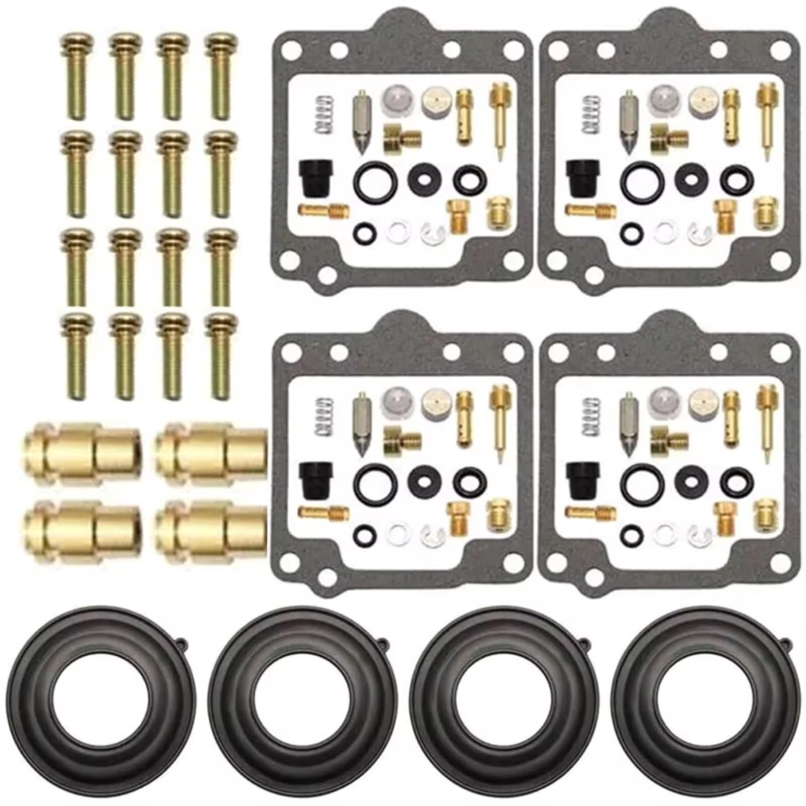 Kit Reparación Carburador Kit De Reparación De Carburador De Motocicleta para Suzuki 1980-1983 GS1100 GS1100E GS 1100 Diafragma De Émbolo Flotante | Set 2