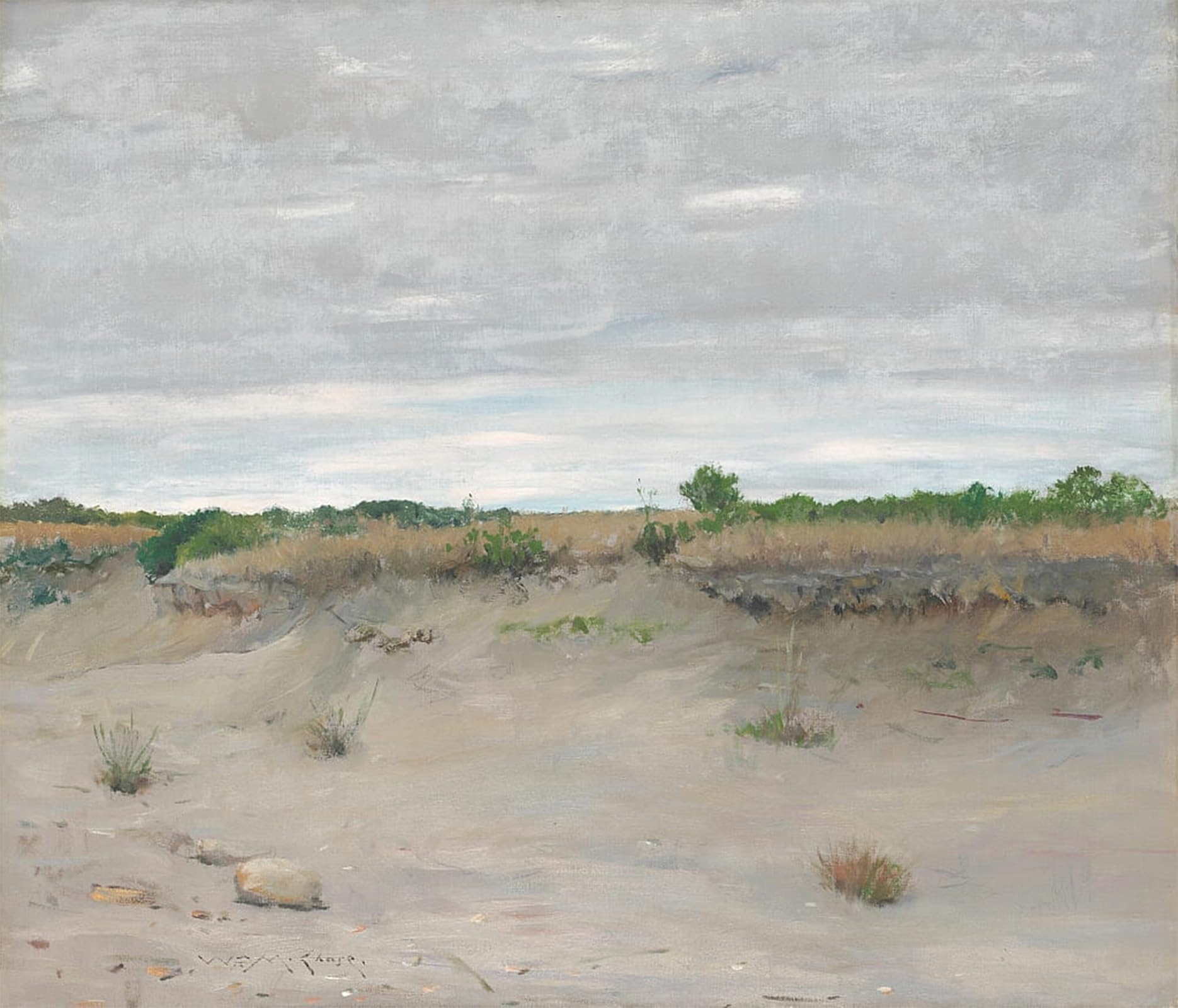 SERENDIPITP Abstract Painting Mural Print Picture Wall Decor Painting Wind Swept Sands by William Merritt Vintage Wall Artwork for Home Decor 60x90cm