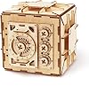 3D Wooden Puzzle Box - Advanced Brain Teaser - Reusable & Portable - Perfect for Birthday Parties & Family Nights - Money Box - Double Surprise