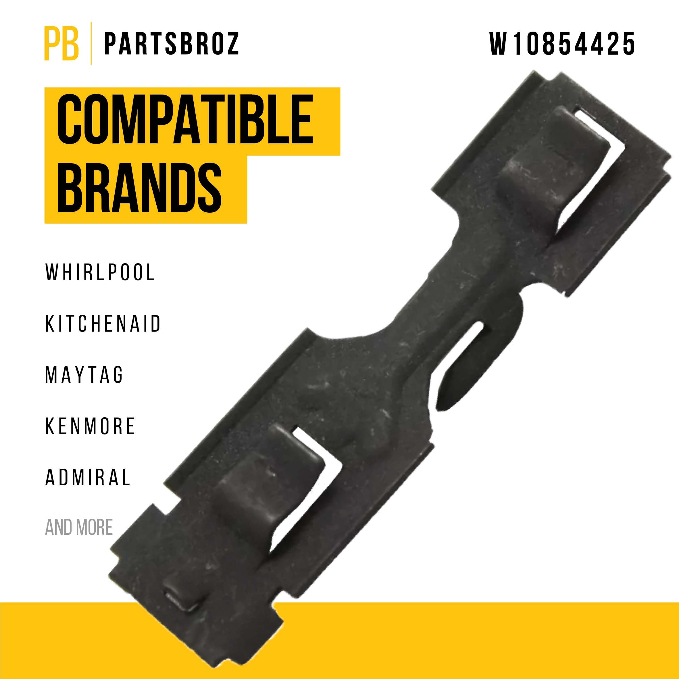 Amazon.com: PartsBroz W10854425 Front Panel Clip - Compatible With
