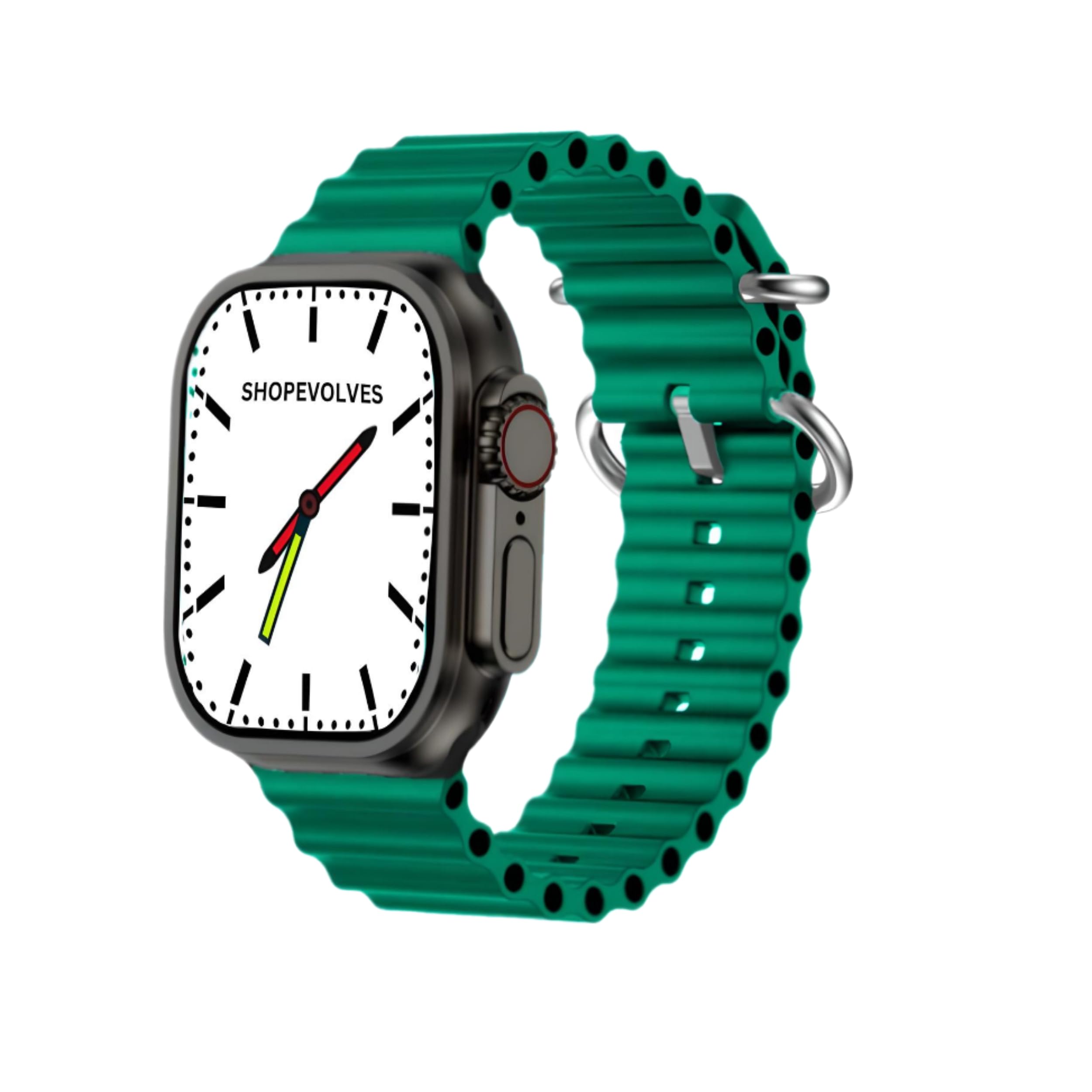 SHOPEVOLVES Nextfit Hello Pro 2.01" HD Screen, BT (5.2) Calling, Working Crown, 600Nits, Metallic Frame, Multi Sports Modes, 150+ Watch Faces, Spo2, HR, BP, in-Built Games, Smartwatch (Green) (B0CTHNR2X2) Amazon Price History, Amazon Price Tracker