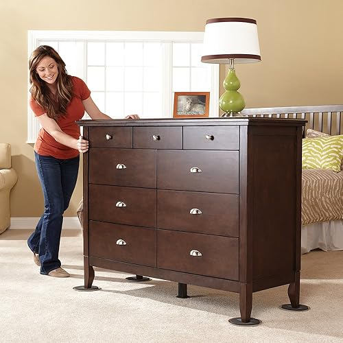 Miniatura 4 de Super Sliders Surtido de deslizadores reutilizables para muebles y almohadillas autoadhesivas para movimiento sin esfuerzo y protección de la