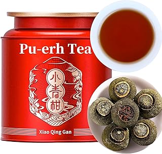 Wanhua hall プーアル茶 小青柑 陳皮茶 陳皮プーアル茶 陈皮普洱小青柑 200g 雲南普洱熟茶 新会のミカンの普茶 中国茶 茶葉 無農薬栽培 無添加