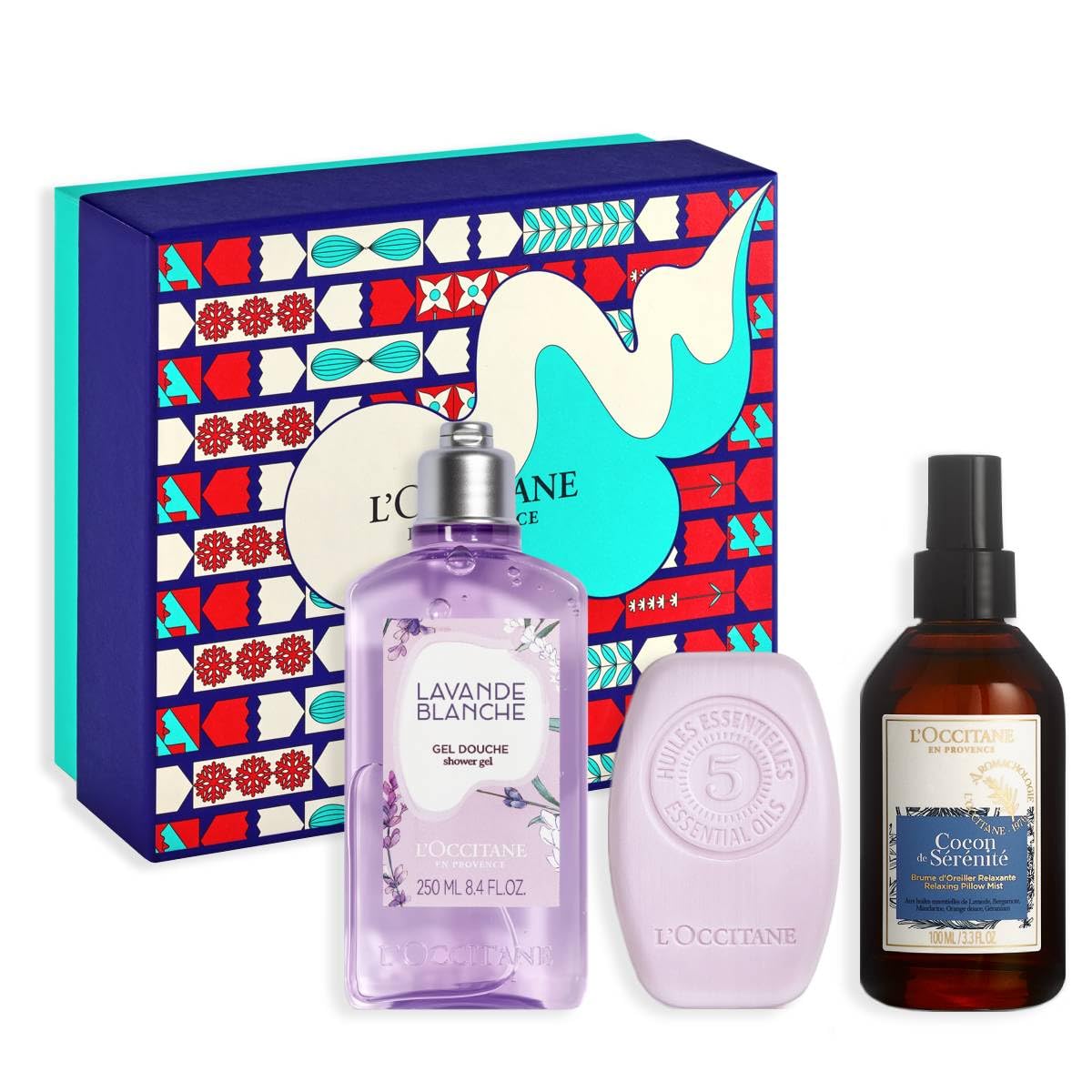 L'OCCITANE - Cocooning Christmas Gift Set - Lavender Shower Gel