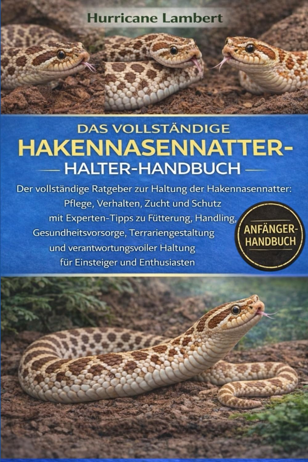 DAS VOLLSTÄNDIGE HAKENNASENNATTER-HALTER-HANDBUCH: Der vollständige Ratgeber zur Haltung der Hakennasennatter: Pflege, Verhalten, Zucht und Schutz mit ... zu Fütterung, Handling, Gesundheitsvorsorge