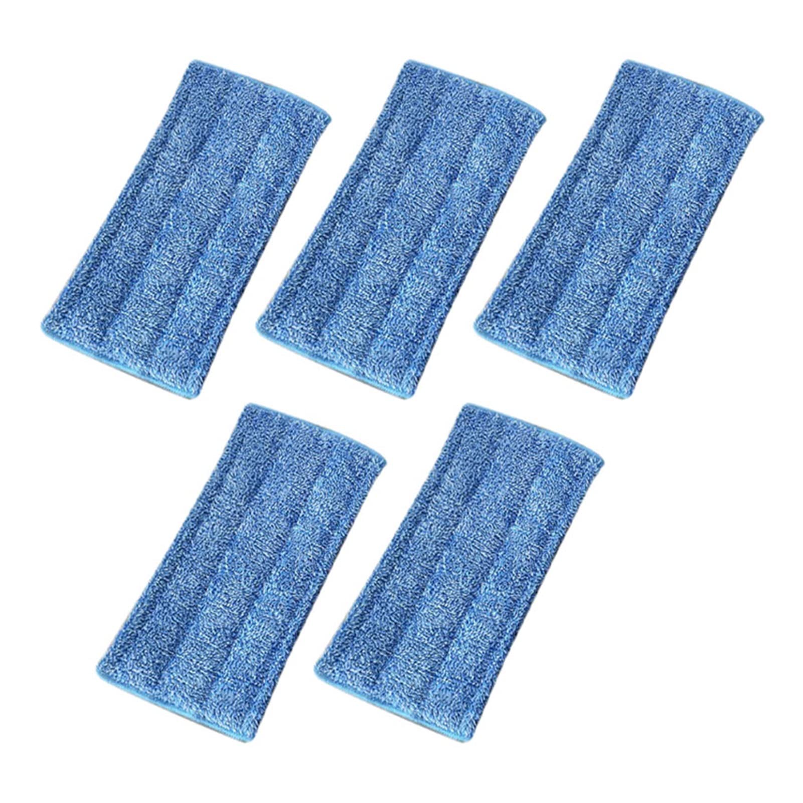 JUSTQIJUN Cleaning Mop Pads Fit For Swiffer Wetjet Reusable Mopping Head Pads For Swiffer Wetjet Household Sweeper Parts 5Pcs mop (Color : Blue)