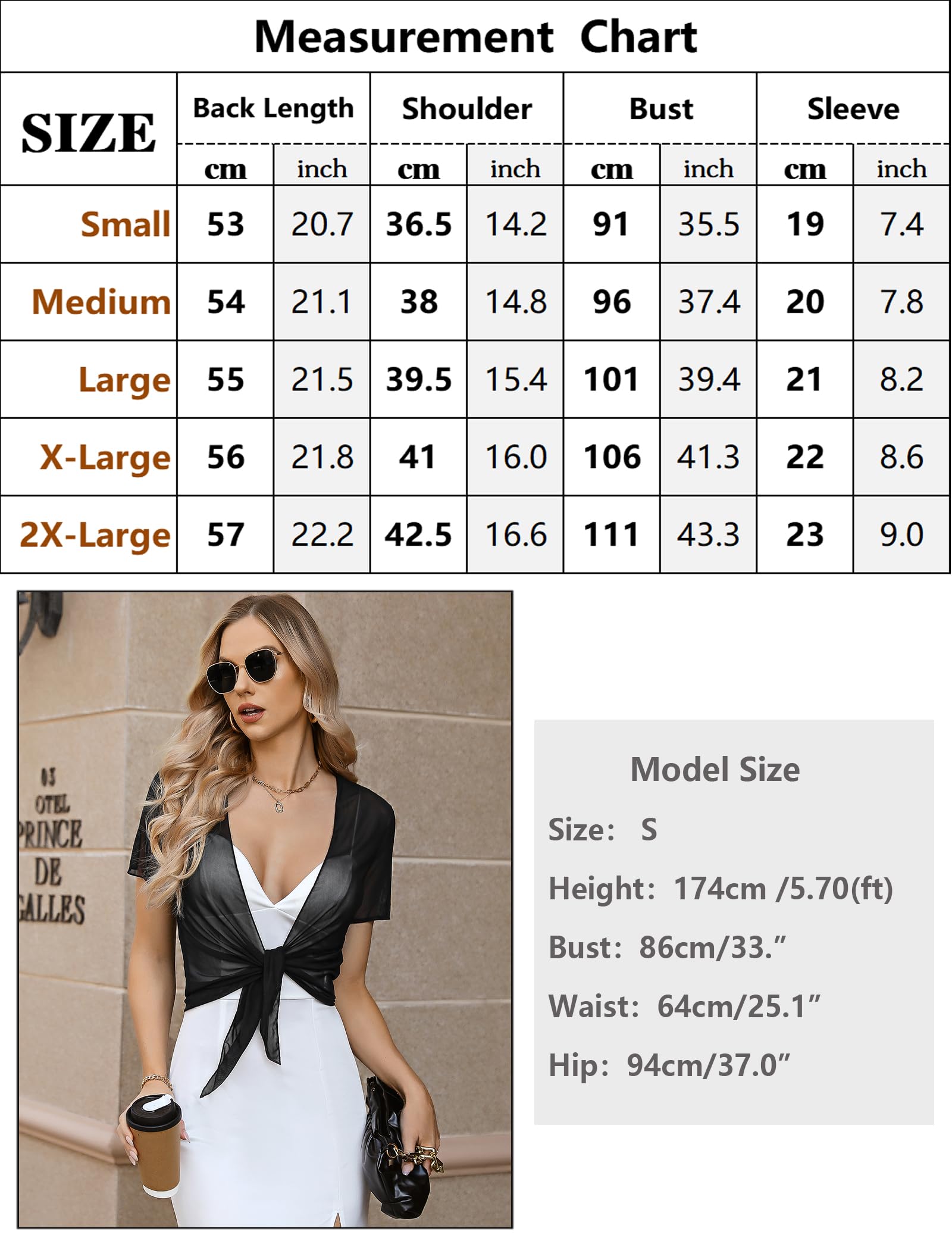 Irevial Damen Chiffon Bolero Festlich Jacke Kurzarm Sommer Elegant Schulterjacke Leichte Cardigan Dünn Bolerojacke Kurz Jäckchen mit Zipfellook
