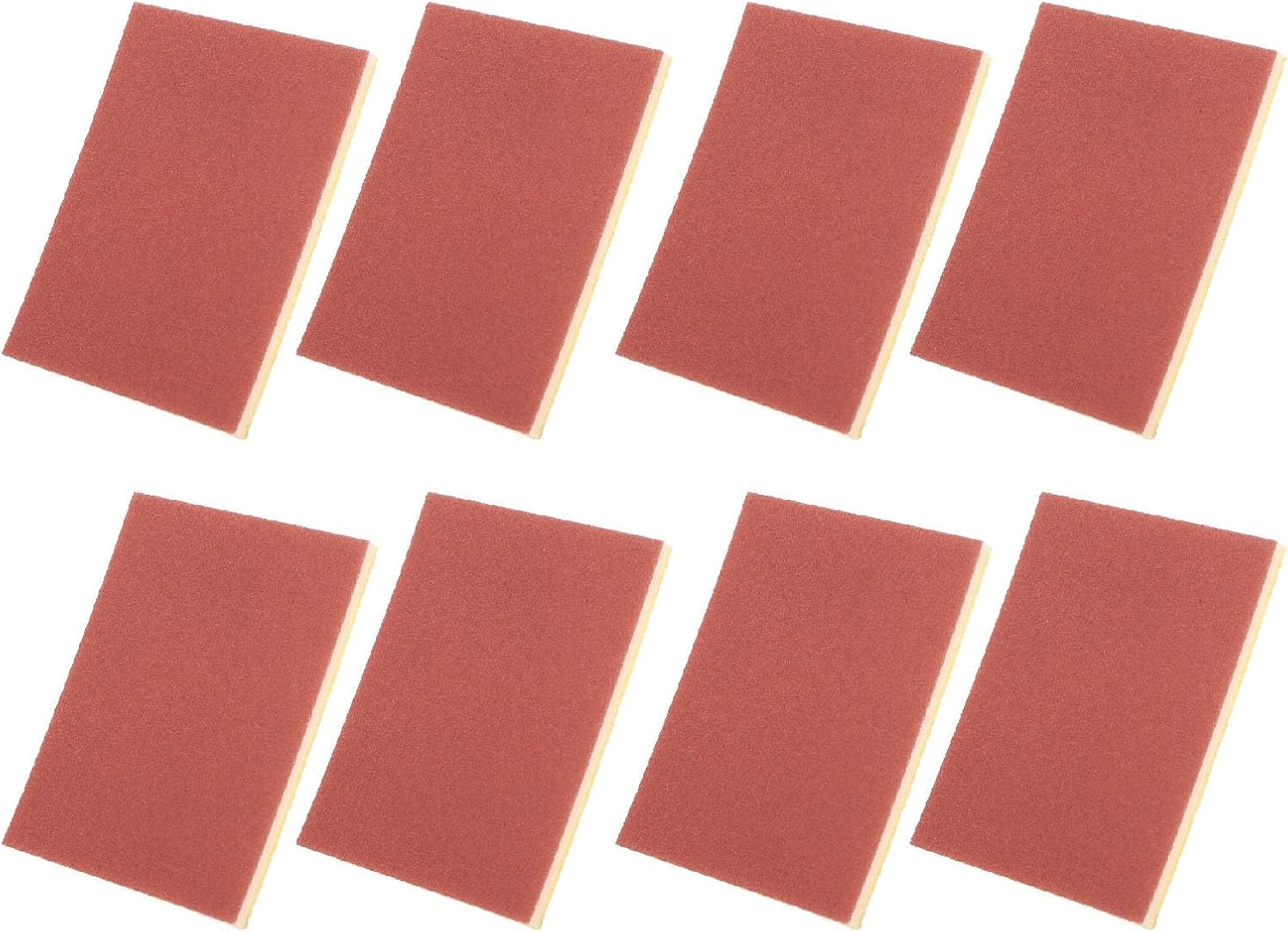 1200 Grit Washable Reusable Sanding Sponge Blocks for Metal Wood Drywall Sanding, Large Quantity 100Pcs, Dry and Wet for Various Scenes