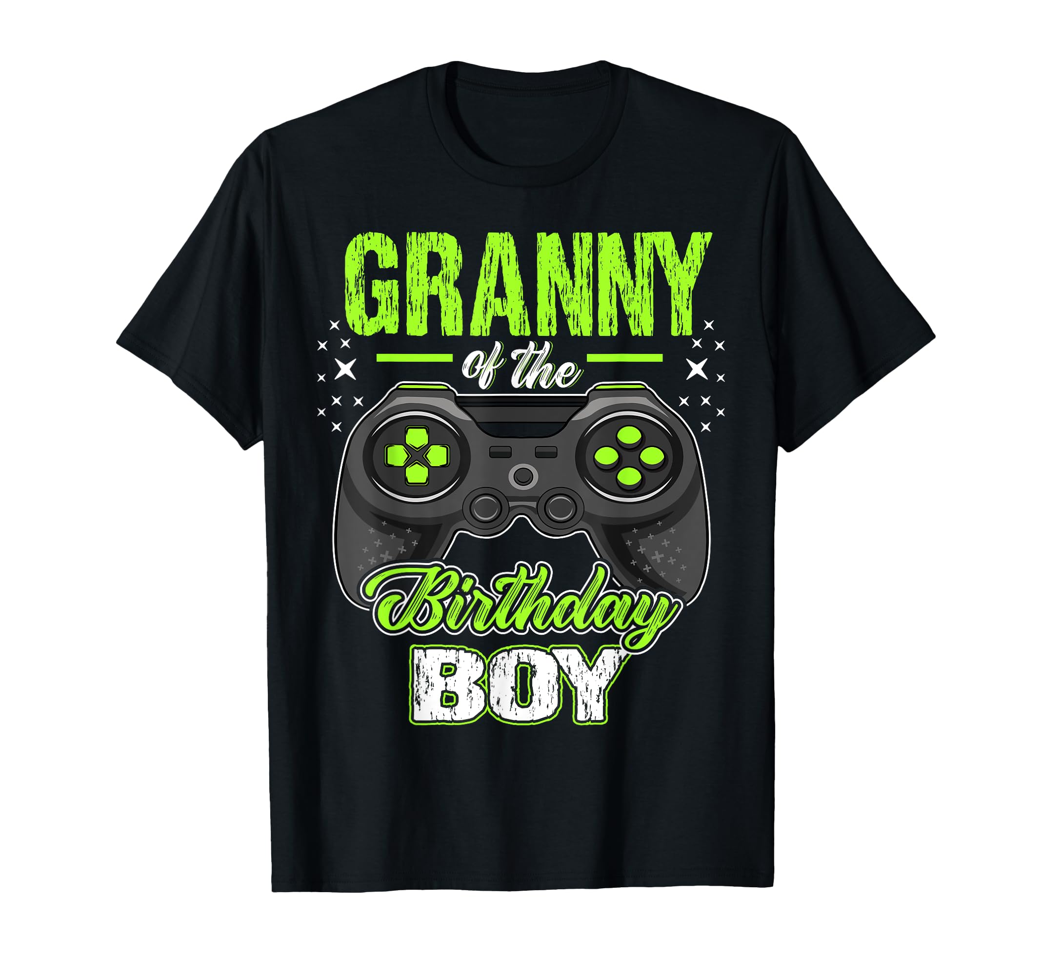 Granny of the Birthday Boy Matching Video Gamer Birthday T-Shirt