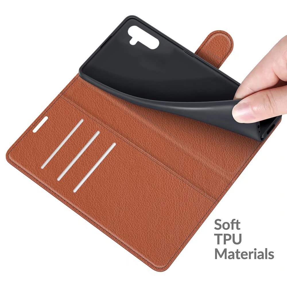 Custodia Portafoglio In Pelle PU Per Nokia C3 – Con Slot Carte E Tasca Porta Contanti (Blu) - 2