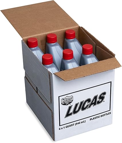 Miniatura 3 de Lucas Oil 10054-PK6 - Aceite sintético de motor de alto rendimiento 20W-50. Botella de 1 cuarto de galón (paquete de 6)