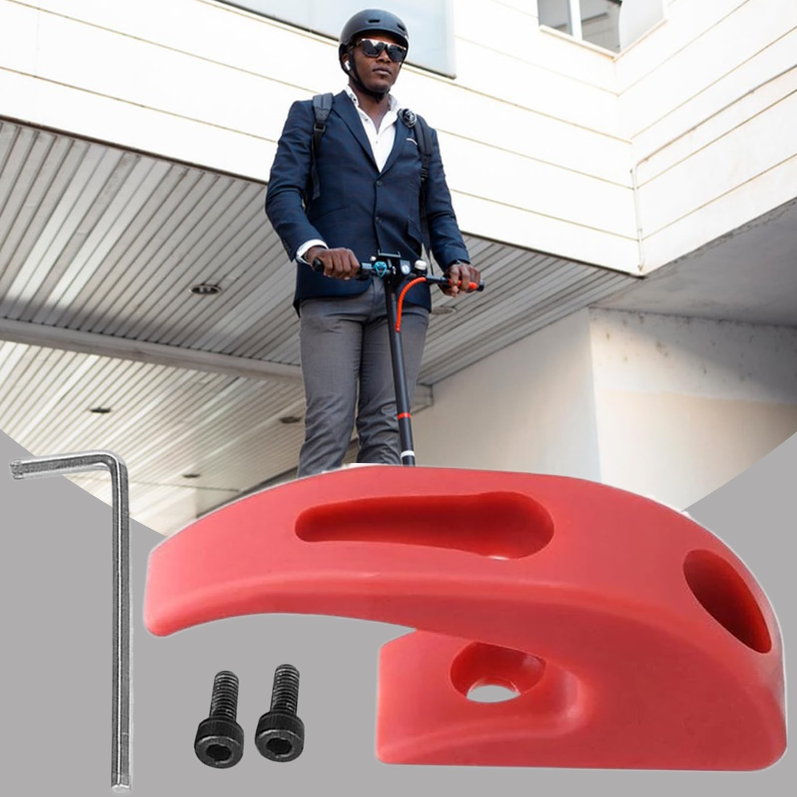 Gancio Portaoggetti Monopattino Elettrico Supporto Portautensili Con | E-Scooter Skateboard Elettrici Portata 50kg Gancio Portautensili Borse Spesa Tote Pendolare Zaini Ombrelli