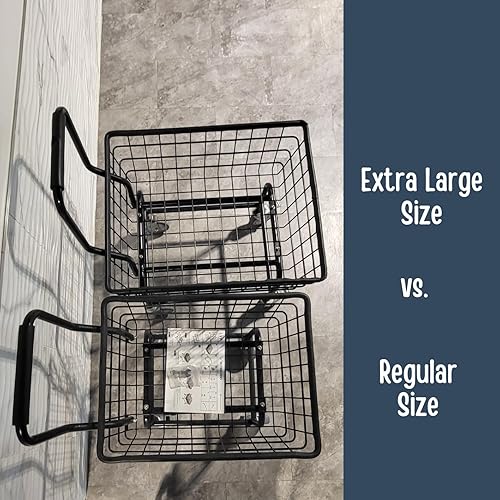 Miniatura 8 de Carro de lavandería comercial LVP Work Horse con asa extraíble 2.85 bushels (Negro, Extra grande)