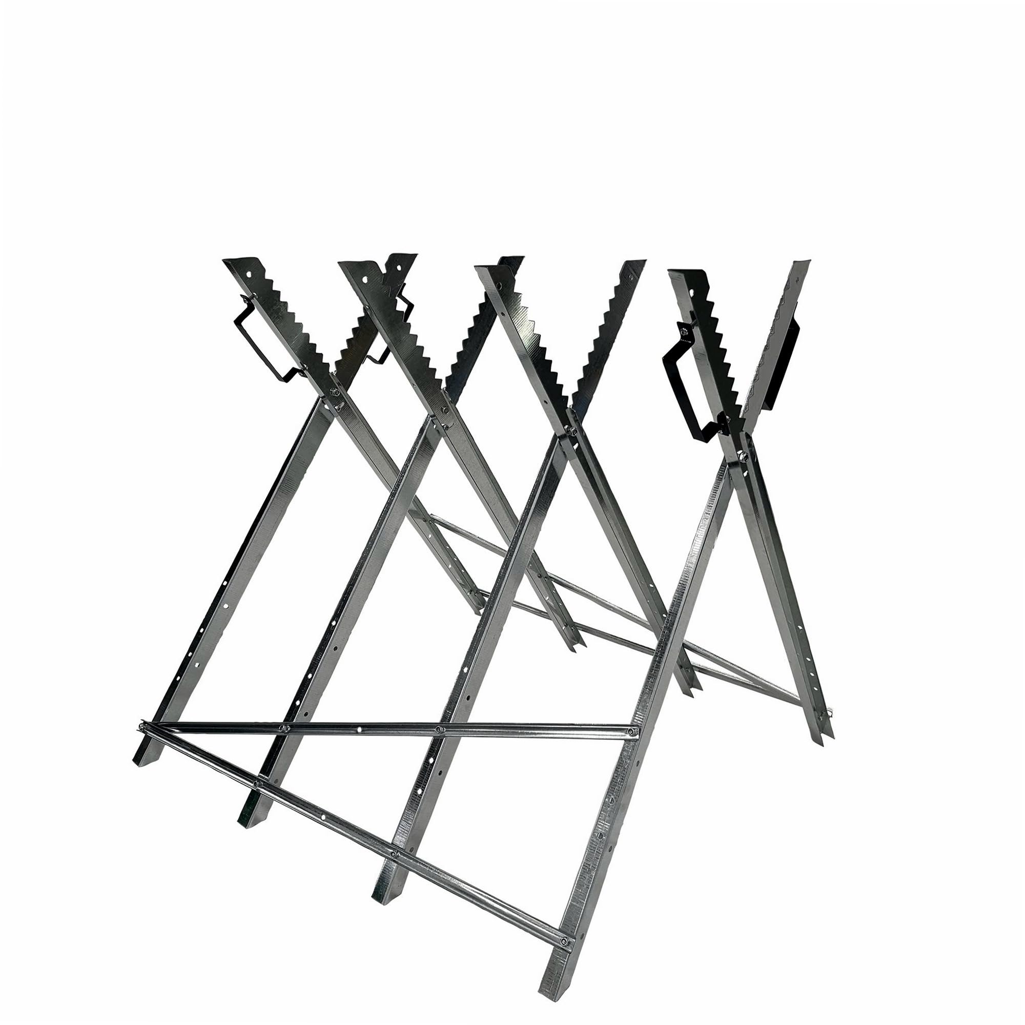 WERKA PRO Chevalet à bûches 4 Supports Acier